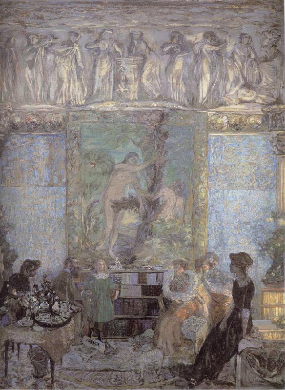 Edouard Vuillard Library Spain oil painting art